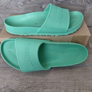 Birkenstock Sandals Womens Size 9 Green Barbados EVA Slide Slip On Comfort Flats